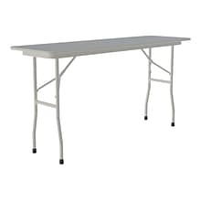 Correll Folding Table, 72 x 18, Gray (CF1872TF-15)