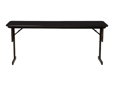 Correll Folding Table, 96 x 18, Black Granite/Black (SP1896TF-07)