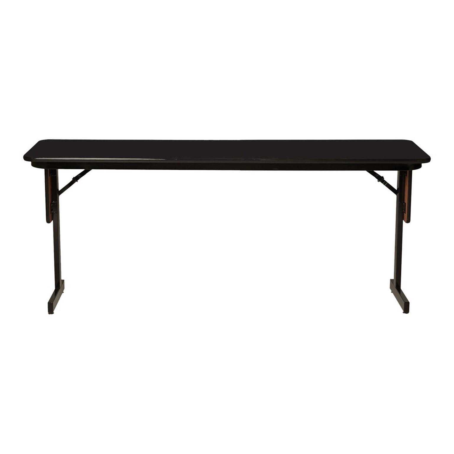 Correll Folding Table, 96 x 18, Black Granite/Black (SP1896TF-07)