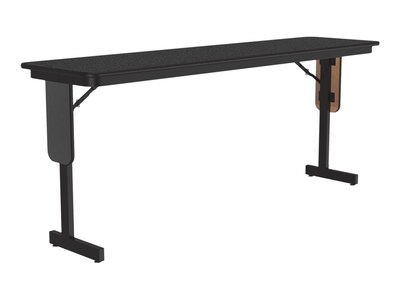 Correll Folding Table, 96 x 18, Black Granite/Black (SP1896TF-07)