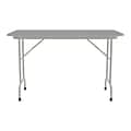 Correll Folding Table, 48 x 24, Gray (CF2448TF-15)
