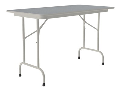 Correll Folding Table, 48 x 24, Gray (CF2448TF-15)