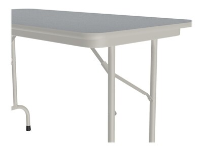 Correll Folding Table, 48" x 24", Gray (CF2448TF-15)