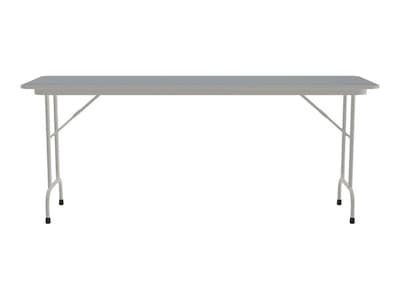 Correll Folding Table, 72 x 24, Gray (CF2472TF-15)