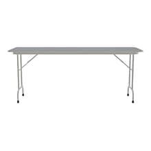 Correll Folding Table, 72 x 24, Gray (CF2472TF-15)