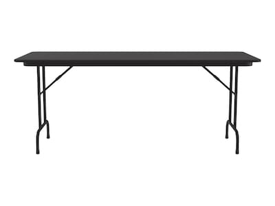 Correll Folding Table, 60 x 30, Black (CF3060TF-07)