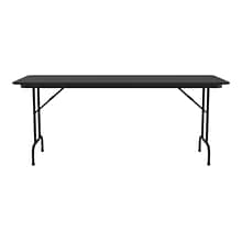 Correll Folding Table, 60 x 30, Black (CF3060TF-07)