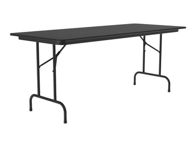 Correll Folding Table, 60 x 30, Black (CF3060TF-07)