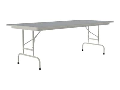 Correll Folding Table, 96" x 30", Gray (CFA3096TF-15)