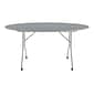 Correll Folding Table, 62" Dia., Gray (CF60TF-15)