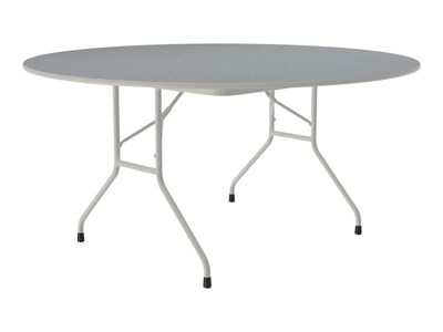 Correll Folding Table, 62" Dia., Gray (CF60TF-15)