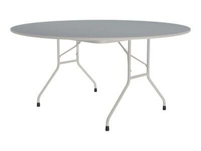 Correll Folding Table, 62" Dia., Gray (CF60TF-15)