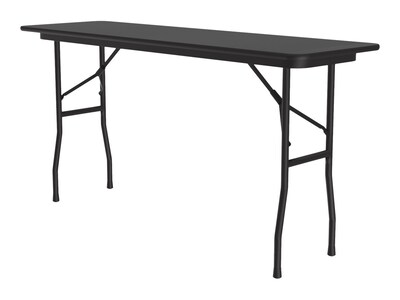 Correll Folding Table, 72" x 18", Black (CF1872TF-07)