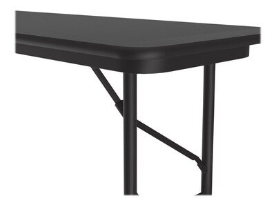 Correll Folding Table, 72" x 18", Black (CF1872TF-07)