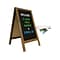 Excello Global Products A-Frame Chalkboard, Rustic, 40 x 22 (GPP-0001)
