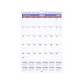 2022-2023 AT-A-GLANCE 17 x 12 Academic Monthly Wall Calendar, White/Purple/Red (PMA2-28-23)