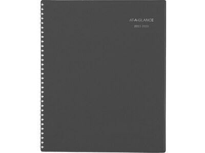 2022-2023 AT-A-GLANCE DayMinder 8.5 x 11 Academic Weekly & Monthly Appointment Book, Charcoal (AYC