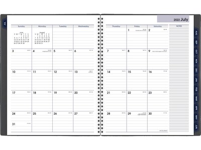2022-2023 AT-A-GLANCE DayMinder 8.5 x 11 Academic Weekly & Monthly Appointment Book, Charcoal (AYC