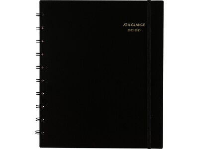 2022-2023 AT-A-GLANCE Move-A-Page 8.5 x 11 Academic Weekly & Monthly Appointment Book, Black (70-957E-05-23)