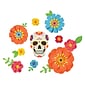 Amscan Dia De Los Muertos Floral Backdrop, Multicolor (244125)