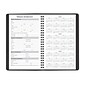 2022-2023 AT-A-GLANCE 5" x 8" Academic Daily Appointment Book, Black (70-807-05-23)