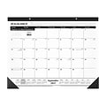 2022-2023 AT-A-GLANCE 17 x 21.75 Academic & Calendar Monthly Desk Pad Calendar, White/Black (SK2416-00-23)