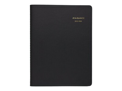 2022-2023 AT-A-GLANCE 8.25 x 11 Academic Weekly Appointment Book, Black (70-957-05-23)