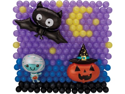 Amscan Halloween Balloon Backdrop Kit, Multicolor (110776)