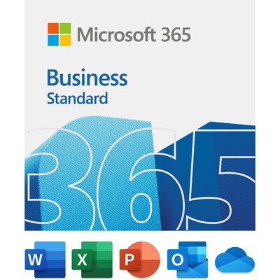 Microsoft 365 Business Standard 12-Month Subscription for PC/Mac, 1 User, Product Key Card (KLQ-0021