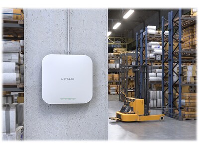 Netgear AX1800 Dual Band WiFi 5 Access Point, White (WAX610-100NAS)
