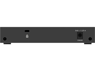 Netgear Plus 5-Port Gigabit Ethernet Managed Switch, 10/100/1000 Mbps, Black (GS305EP-100NAS)