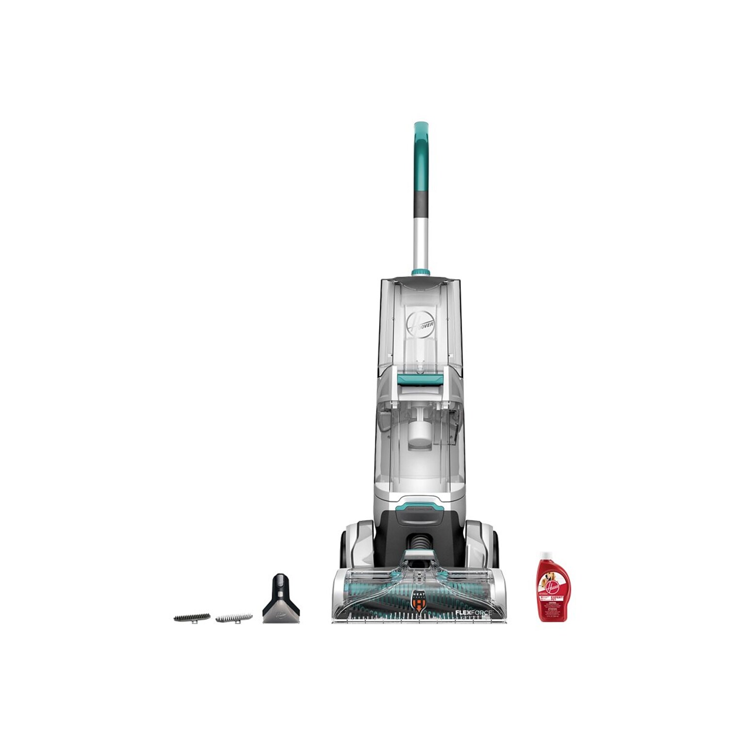 Hoover SmartWash+ Upright Vacuum, Black/Clear (FH52000)