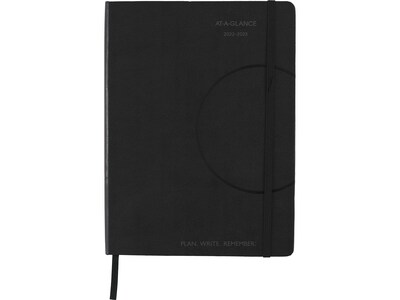 2022-2023 AT-A-GLANCE Plan Write Remember 7.5 x 10 Academic Weekly & Monthly Appointment Book, Black (70-7957-05-23)