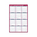 2022-2023 AT-A-GLANCE 48 x 32 Academic Yearly Dry-Erase Wall Calendar, Reversible, White/Red/Blue (PM36AP-28-23)