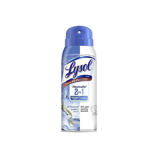 Lysol Neutra Air 2 in 1 Aerosol Air Freshener, Driftwood Waters Scent, 10 oz. (1920098287)