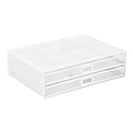 Mount-It! Riser with Storage, Up to 32 Monitor, White (MI-7365W)