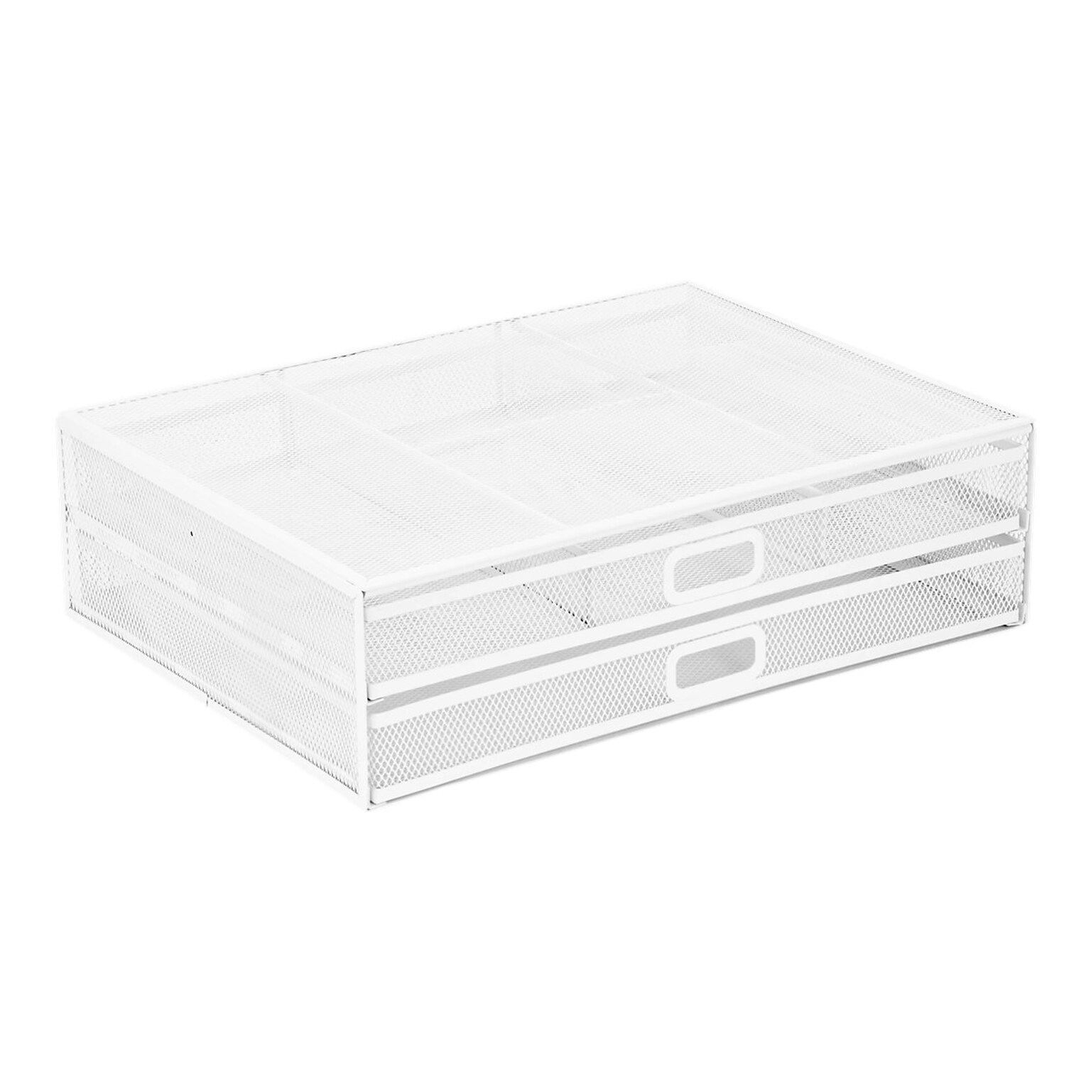 Mount-It! Riser with Storage, Up to 32 Monitor, White (MI-7365W)