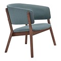 Zuo Chapel Polyester  Lounge Chair Blue Pack of 2 100155