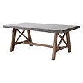 Zuo Ford Dining Table Cement & Natural (703594)