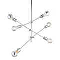 Zuo Brixton Ceiling Lamp Chrome (56059)