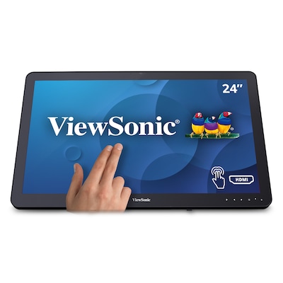 ViewSonic 24 1080p Touch Screen Monitor, Black (TD2430)