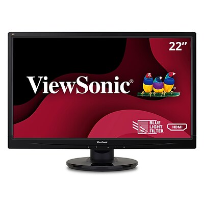 ViewSonic VA2246MH-LED 22 LED Monitor, Black