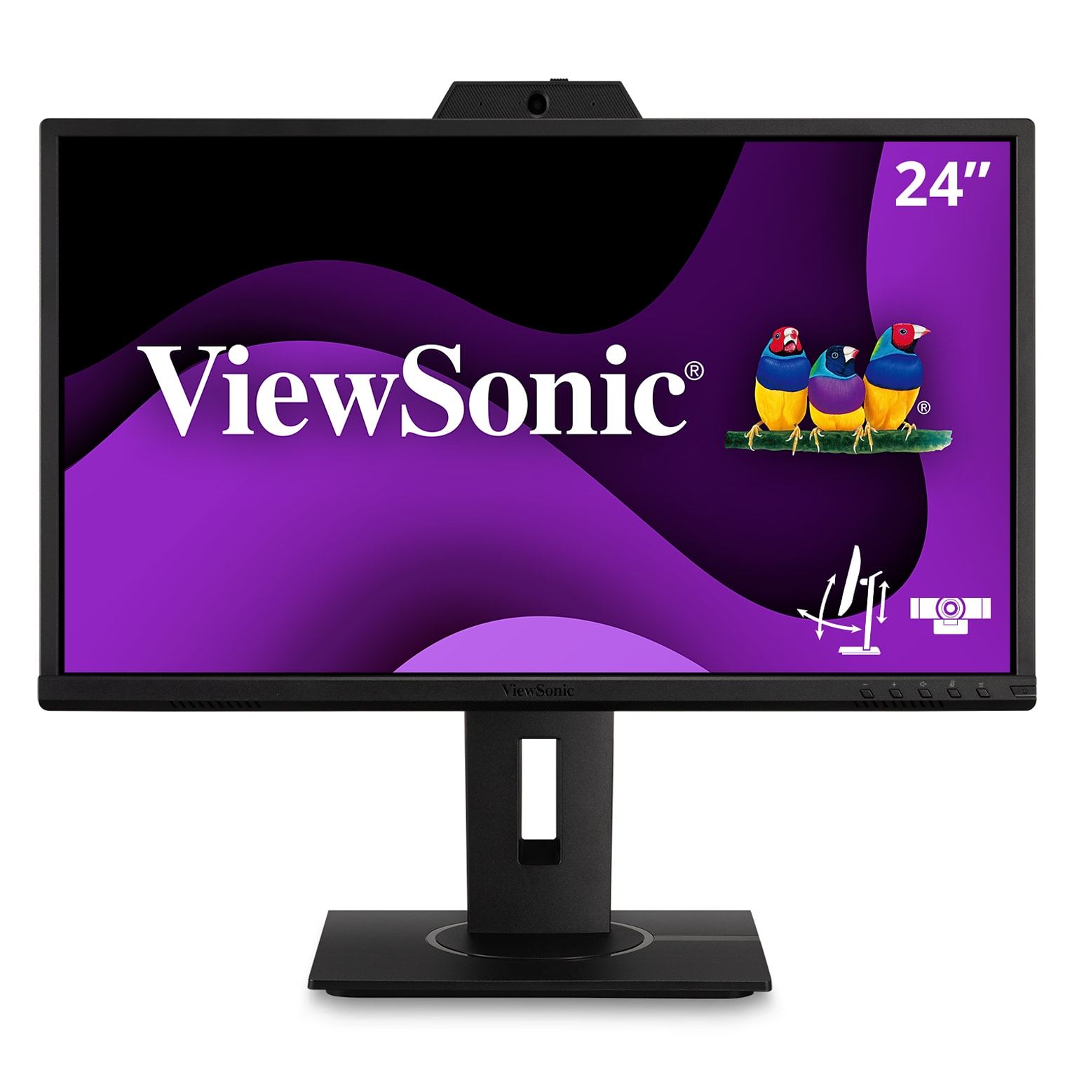 ViewSonic Ergonomic 24 60 Hz LCD Monitor, Black (VG2440V)