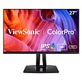 ViewSonic ColorPro 27 4K Ultra HD 60 Hz LED Monitor, Black (VP2756-4K)