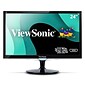 ViewSonic 24" 60 Hz LCD Monitor, Black (VX2452MH)