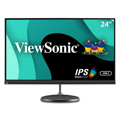ViewSonic 24 1080p IPS LED Monitor, Black (VX2485-MHU)