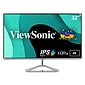 ViewSonic 32" 60 Hz LCD Monitor, Silver (VX3276-4K-MHD)