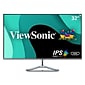 ViewSonic 32" 75 Hz LCD Monitor, Silver/Black (VX3276-MHD)