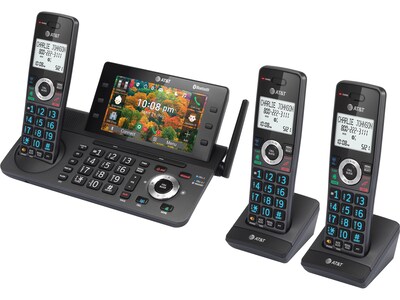 AT&T DLP73390 3-Handset Cordless Telephone, Black/Graphite (DLP73390)