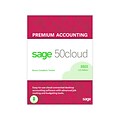 Sage 50cloud Premium Accounting for 1 User, Windows, Download (50CPPA122ESDCSRT)